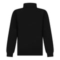 Black - Back - Finden & Hales Childrens-Kids Quarter Zip Track Top