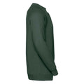 Bottle Green - Side - Russell Mens Spotshield Raglan Sweatshirt