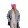 Bright Pink - Back - Beechfield Colour Pop Beanie