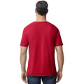 Cherry Red - Back - Gildan Unisex Adult Softstyle V Neck T-Shirt