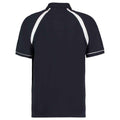 Navy-White - Back - Kustom Kit Mens Oak Hill Piqué Polo Shirt