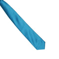 Teal - Back - Premier Unisex Adult Satin Tie