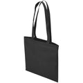 Black - Front - SOLS Austin Shopper Bag