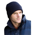 Navy - Side - Result Winter Essentials Woolly Thinsulate Ski Hat