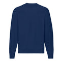 Navy - Back - Fruit Of The Loom Mens Classic Raglan Sweatshirt