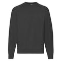 Black - Front - Fruit Of The Loom Mens Classic Raglan Sweatshirt