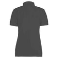 Charcoal - Back - Kustom Kit Womens-Ladies Klassic Pique Polo Shirt