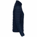 Navy - Side - Kariban Womens-Ladies Lightweight Padded Jacket