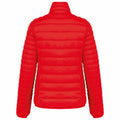 Red - Back - Kariban Womens-Ladies Lightweight Padded Jacket