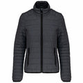 Dark Grey Marl - Front - Kariban Womens-Ladies Lightweight Padded Jacket