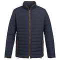 Navy - Front - Brook Taverner Mens Padded Jacket