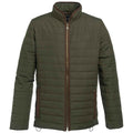 Olive - Front - Brook Taverner Mens Padded Jacket