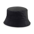 Black-Light Grey - Front - Beechfield Reversible Bucket Hat