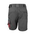 Grey-Black - Back - WORK-GUARD By Result Mens Technical Cargo Shorts