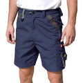 Navy-Black - Back - WORK-GUARD By Result Mens Technical Cargo Shorts