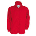 Red - Front - Karben Mens Lined Windbreaker