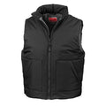 Black - Front - Result Unisex Adult Fleece Lined Body Warmer