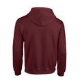 Maroon - Back - Gildan Mens Heavy Blend Full Zip Hoodie