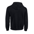 Black - Back - Gildan Mens Heavy Blend Full Zip Hoodie