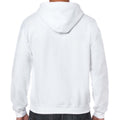 White - Back - Gildan Mens Heavy Blend Full Zip Hoodie