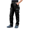 Black - Back - WORK-GUARD by Result Womens-Ladies Action Work Trousers