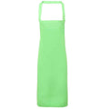 Apple Green - Front - Premier Unisex Adult Cotton Bibbed Apron