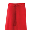 Red - Back - Premier Colours Bar Apron