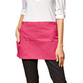 Hot Pink - Back - Premier Colours 3 Pocket Short Apron