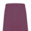 Aubergine - Back - Premier Colours Mid Length Apron