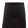 Black - Back - Premier Colours Mid Length Apron