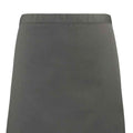 Dark Grey - Back - Premier Colours Mid Length Apron