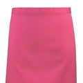 Hot Pink - Back - Premier Colours Mid Length Apron