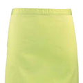 Lime - Back - Premier Colours Mid Length Apron