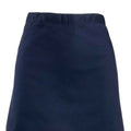 Navy - Back - Premier Colours Mid Length Apron