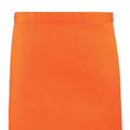 Orange - Back - Premier Colours Mid Length Apron