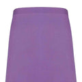 Rich Violet - Back - Premier Colours Mid Length Apron