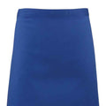 Royal Blue - Back - Premier Colours Mid Length Apron