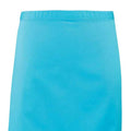 Turquoise - Back - Premier Colours Mid Length Apron