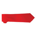 Red - Back - Premier Plain Polyester Tie