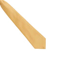 Gold - Back - Premier Unisex Adult Colours Fashion Plain Clip-On Tie