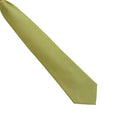 Grass Green - Back - Premier Unisex Adult Colours Fashion Plain Clip-On Tie