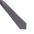 Grey - Back - Premier Unisex Adult Colours Fashion Plain Clip-On Tie