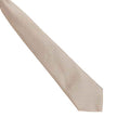 Khaki - Back - Premier Unisex Adult Colours Fashion Plain Clip-On Tie