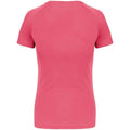 Fluorescent Pink - Back - Proact Womens-Ladies Performance T-Shirt