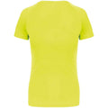 Fluorescent Yellow - Back - Proact Womens-Ladies Performance T-Shirt