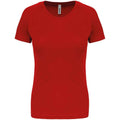 Red - Front - Proact Womens-Ladies Performance T-Shirt