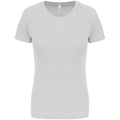 White - Front - Proact Womens-Ladies Performance T-Shirt