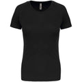 Black - Front - Proact Womens-Ladies Performance T-Shirt