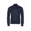 Navy - Front - Tee Jays Mens Half Zip Sweatshirt