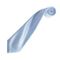 Light Blue - Back - Premier Unisex Adult Colours Satin Tie